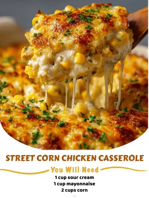 Street Corn Chicken Casserole