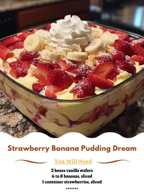 Strawberry Banana Pudding Dream