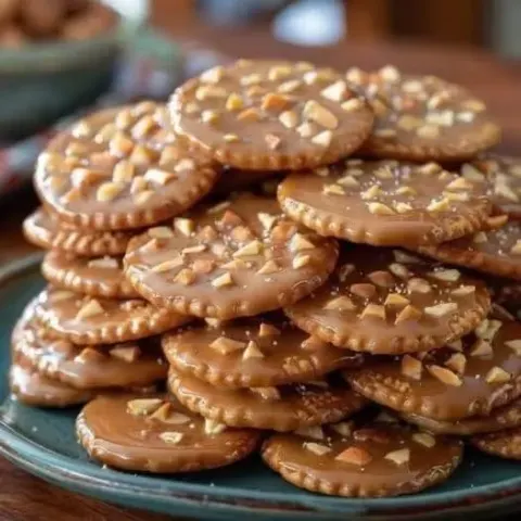 Salted Caramel Peanut Ritz Crackers