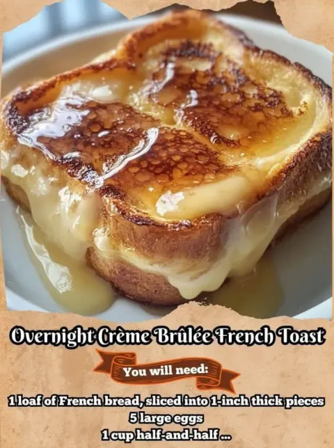 Overnight Crème Brûlée French Toast