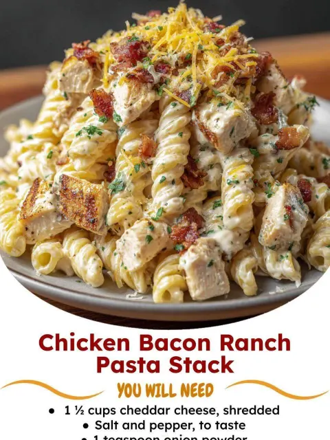 Chicken Bacon Ranch Pasta
