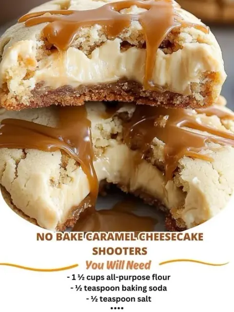 Caramel Cheesecake Cookies