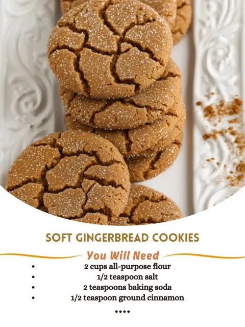 Soft Gingerbread Cookies