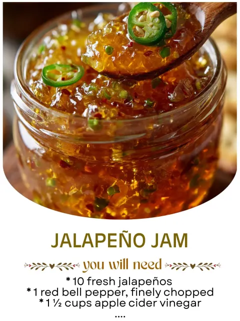 Jalapeño Jam: Sweet, Spicy, and Irresistibly Sticky