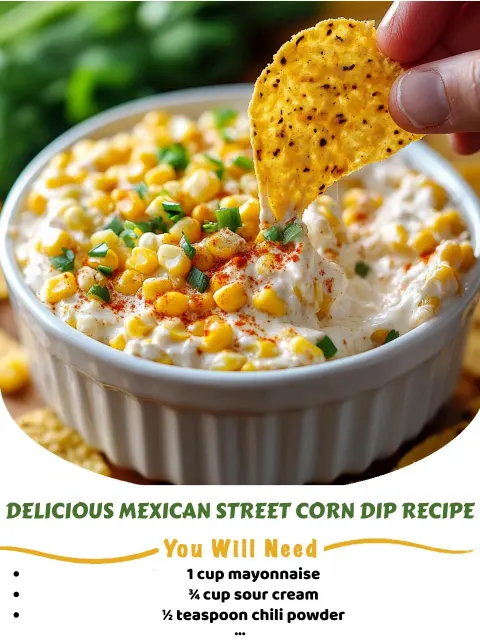 Delicious Mexican Street Corn Dip Recipe