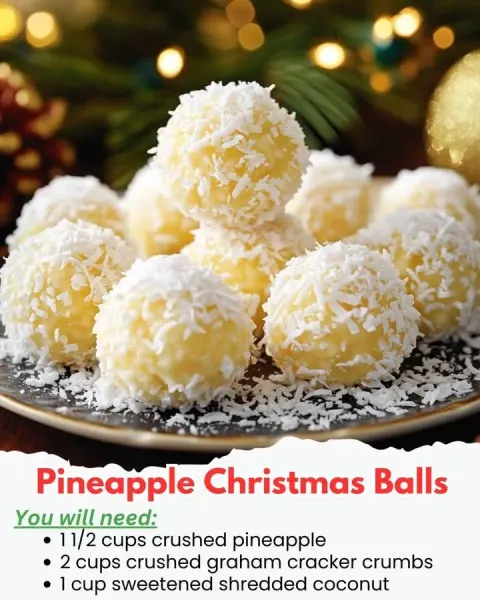 Pineapple Christmas Balls