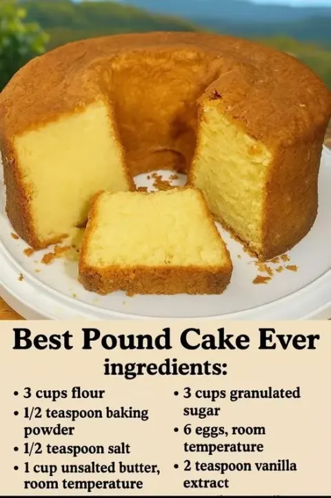 Best Pound Cake – OMG DON’T LOSE THIS