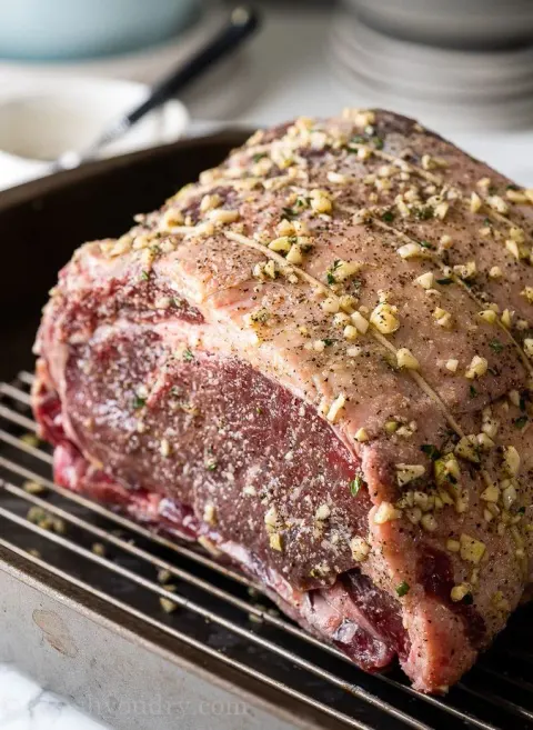 Garlic Herb Prime Rib Recipe