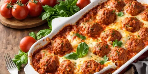 Easy Steps for Dump and Bake Meatball Casserole