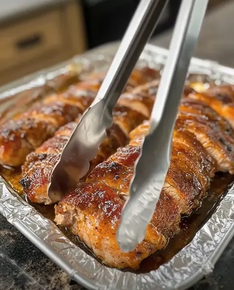 Bacon Brown Sugar Pork Tenderloin
