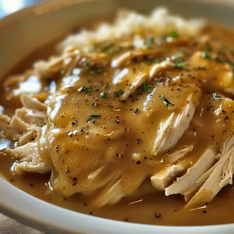 Crockpot Chicken & Gravy Recipe