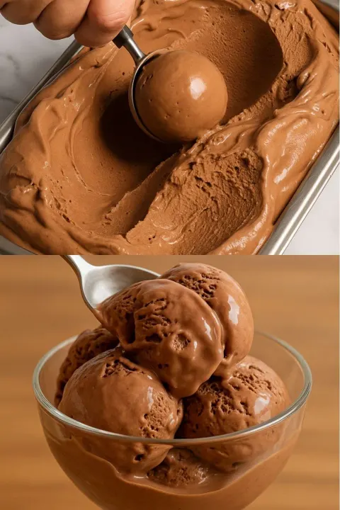 Homemade Chocolate Ice Cream