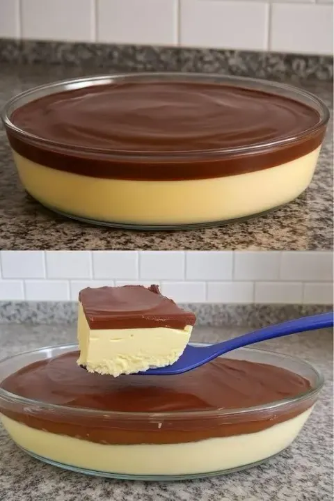 Layer Passion Fruit Chocolate Dessert