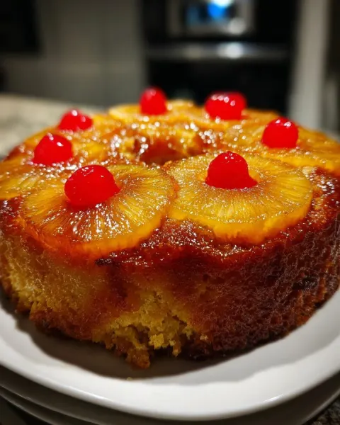 Pineapple Upside Down Dump Cake (Golden, Gooey & Effortless Recipe)