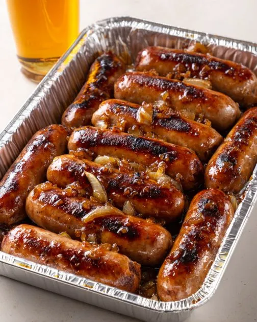 Oven-Baked Glazed Honey Garlic Sausages (Sticky, Savory & Crowd-Pleasing)