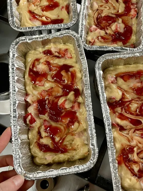 Strawberry Swirl Loaf