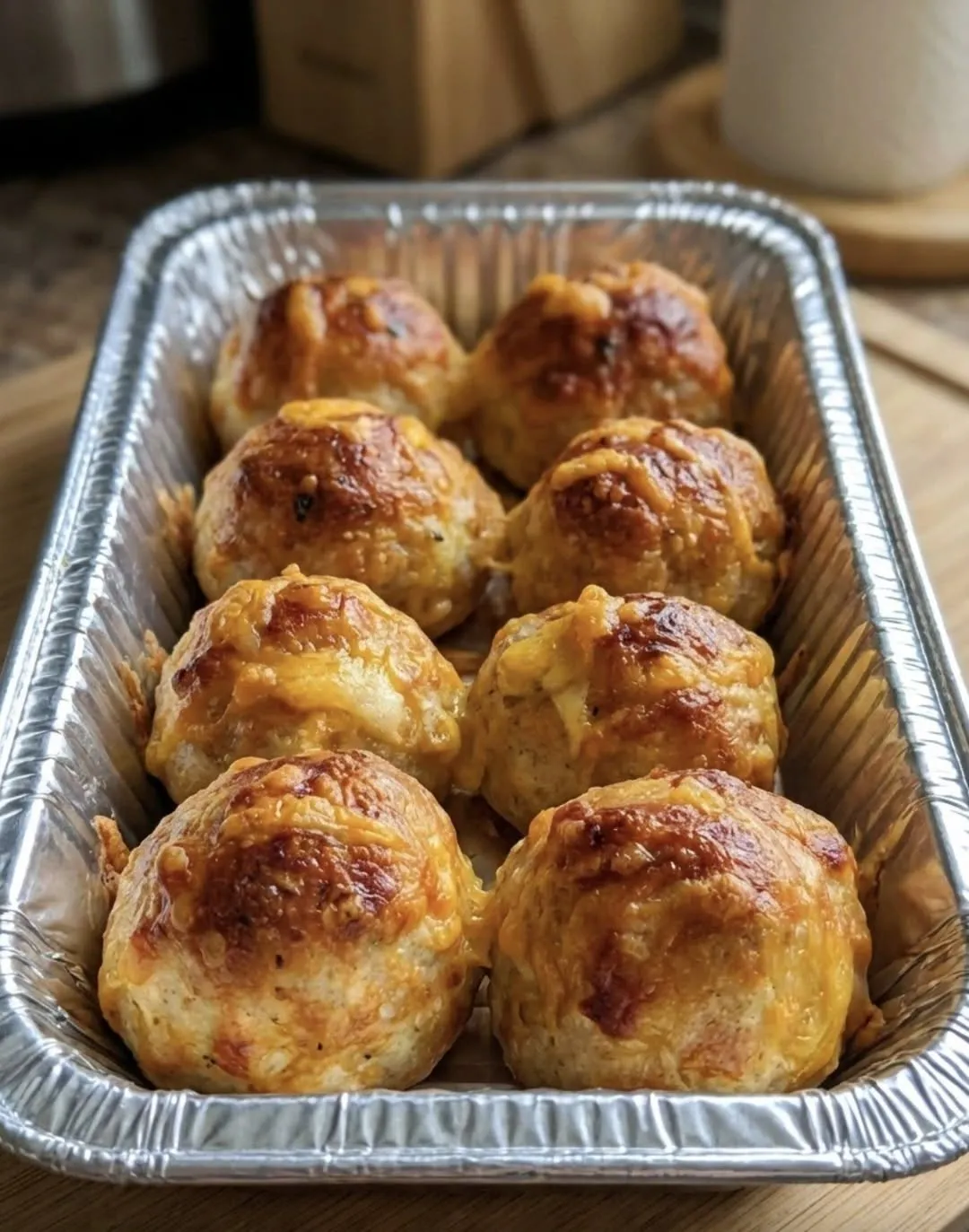 These balls are my husband’s ultimate weakness. He can finish the entire tray by himself!