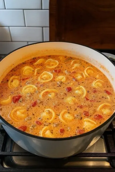 Weight Watchers Friendly Tortellini Soup