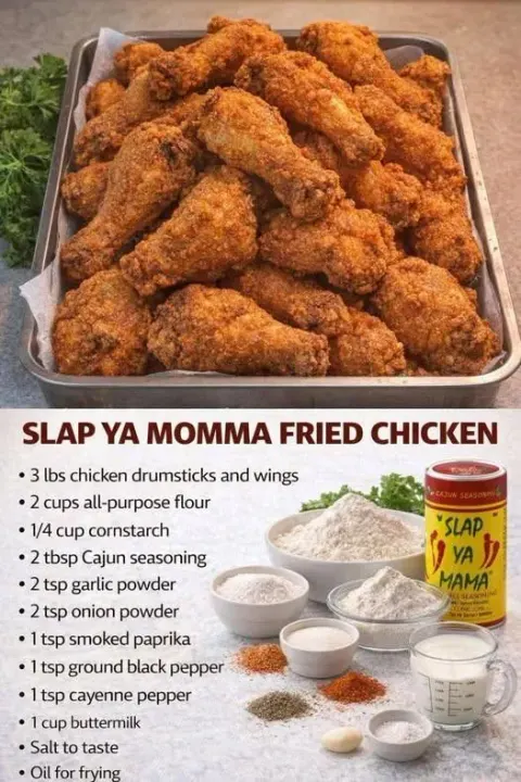 Slap Ya Momma Fried Chicken Don’t LOSE This Recipe!