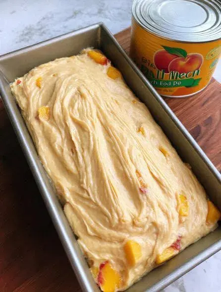Peaches & Cream Cheese Loaf