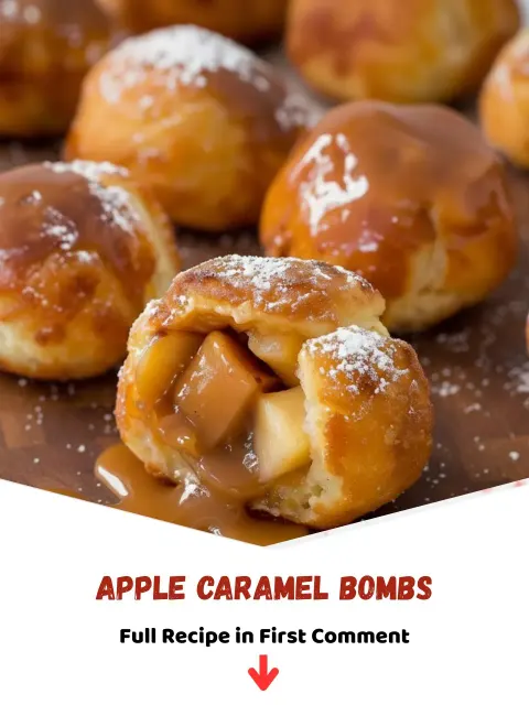 Apple Caramel Bombs
