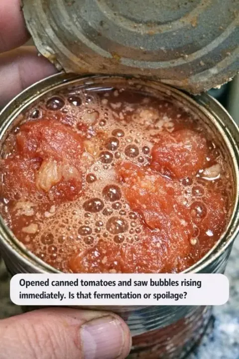 The Fizz in the Can: What Those Bubbles in Your Tomatoes Really Mean