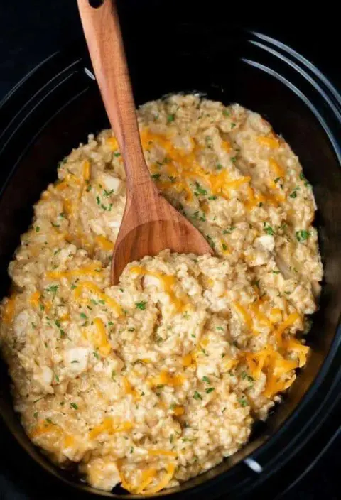 Crock Pot Chicken and Rice