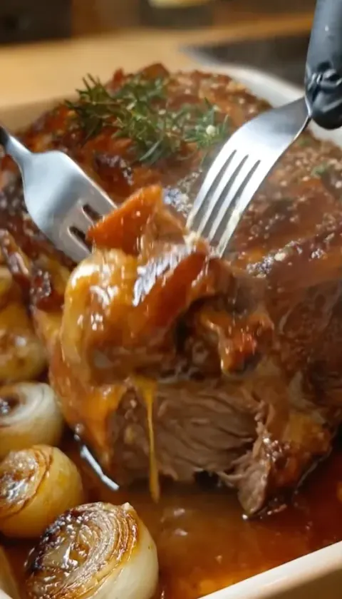 German-Style Roasted Beef Shank