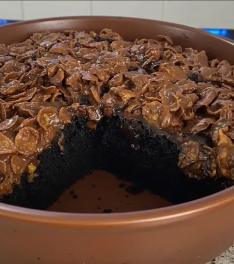 The Ultimate Moist Chocolate Crunch Cake with Whipped Ganache and Rice Krispie Textural Brilliance Masterpiece