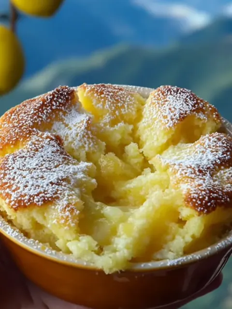 The Irresistible Magic Lemon Cobbler
