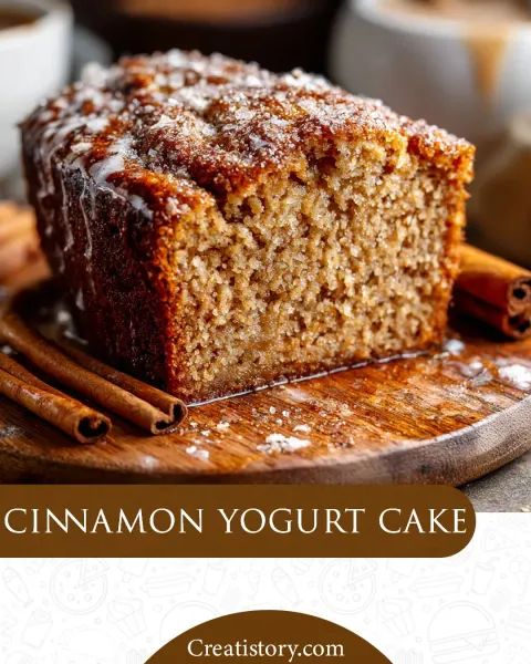 🍰 No-Flour Cinnamon Yogurt Cake 🍰