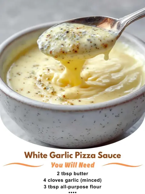 White Garlic Pizza Sauce
