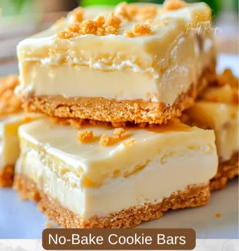 No-Bake Cookie Bars 🍪✨
