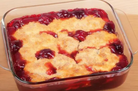 3-Ingredient Cake Mix Cobbler