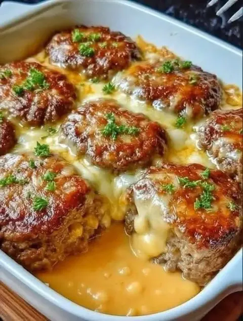 Amish Hamburger Steak Bake Recipe