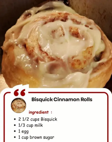 Bisquick Cinnamon Rolls