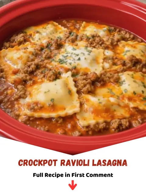 Crockpot Ravioli Lasagna: The Ultimate Slow Cooker Comfort with Layered Pasta Excellence