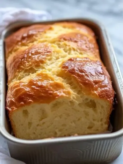 Soft, Fluffy 2-Ingredient Bread (No Yeast, No Kneading Required!)