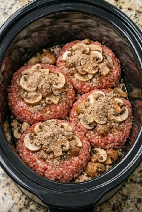 Slow Cooker Salisbury Steak — Hearty, Nostalgic Comfort in Every Bite