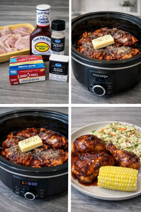 Crockpot BBQ Chicken