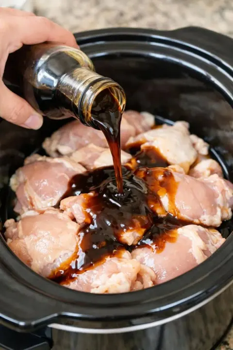 Pour Teriyaki Sauce and These 5 Ingredients Over Chicken Thighs Into a Slow Cooker for a Cozy Dinner You’ll Crave Again and Again