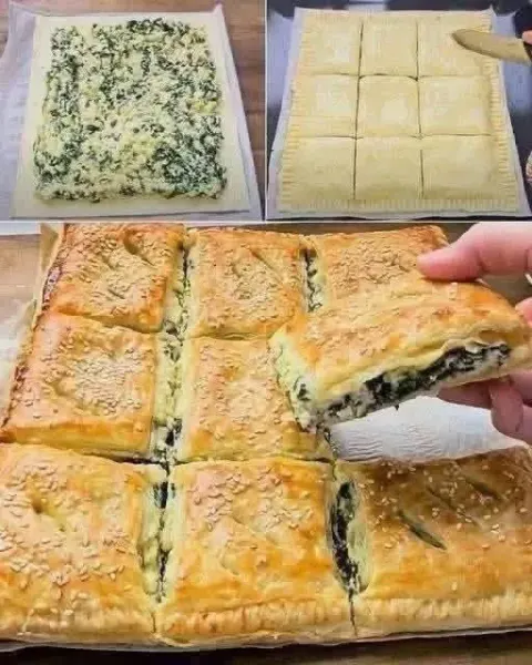 Spinach Stuffed Pastry