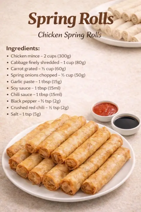 Chicken Spring Rolls