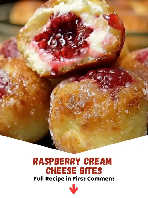 Raspberry Cream Cheese Bites
