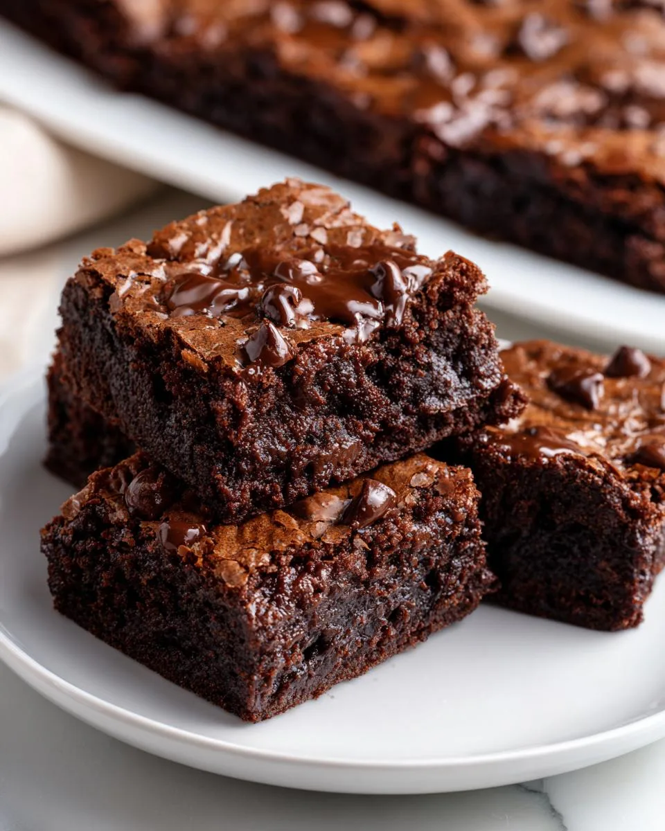 Protein Cottage Cheese Flourless Brownies – Fudgy Bliss!