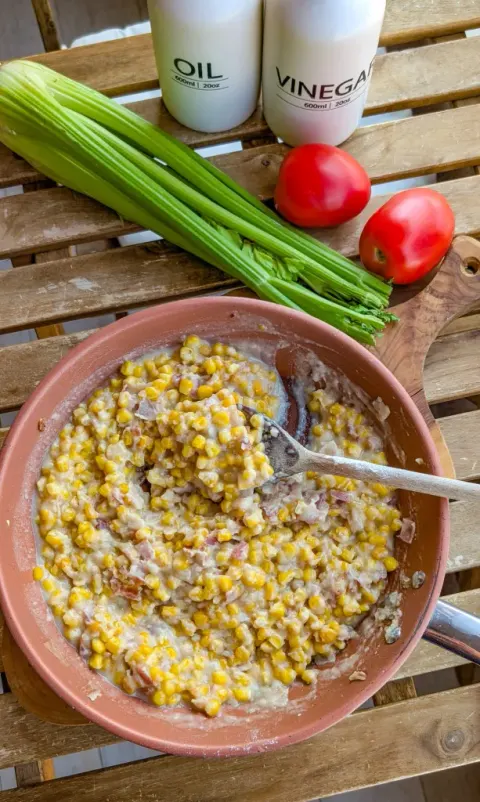 Fried Creamed Corn