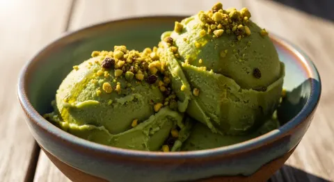 Mediterranean Creamy Pistachio Protein Gelato Recipe