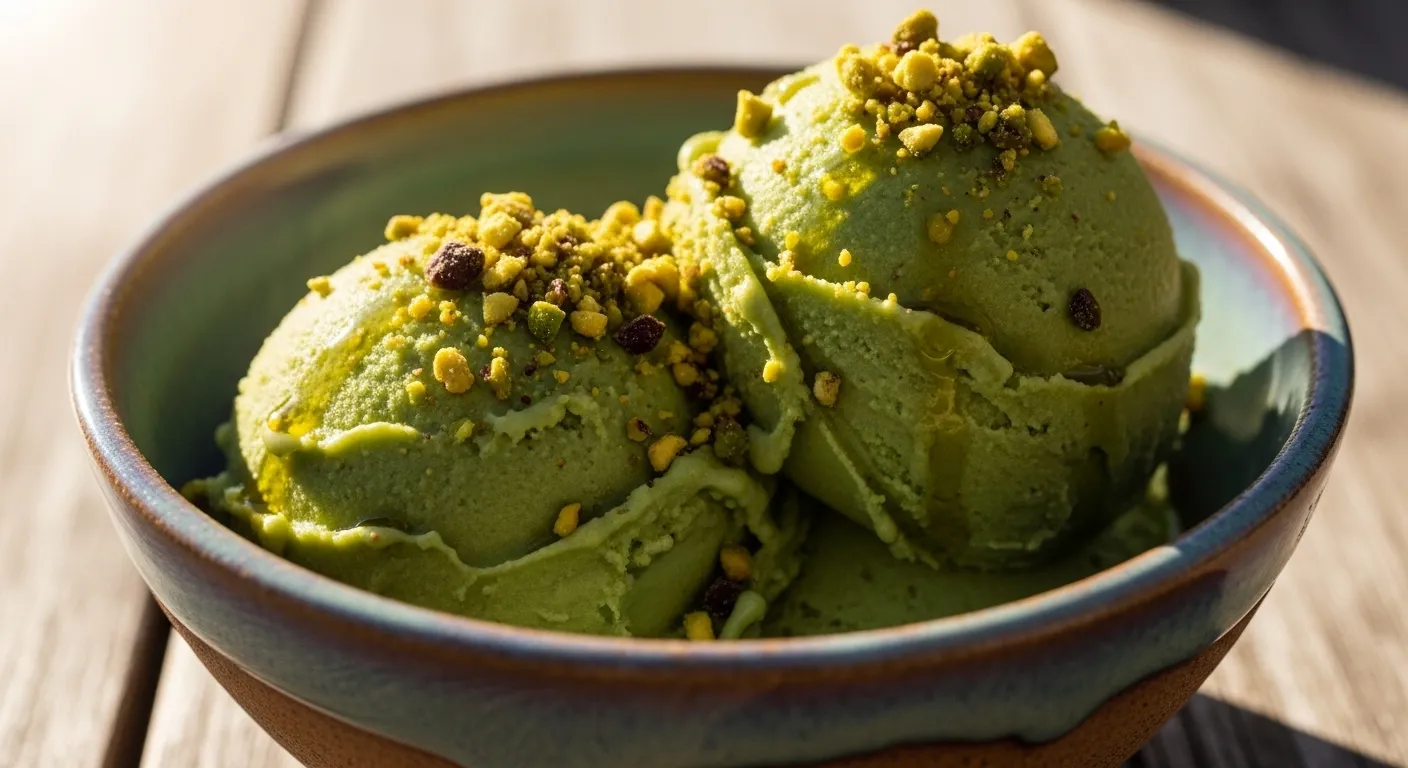 Mediterranean Creamy Pistachio Protein Gelato Recipe