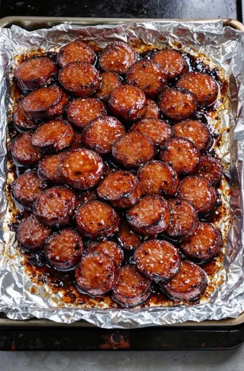Candied Kielbasa Bites – Sweet, Smoky Party Appetizer Everyone Loves