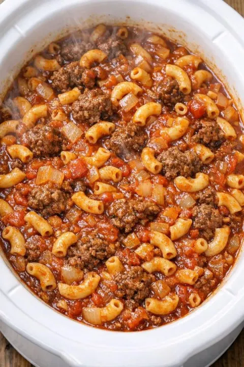 Slow Cooker 4-Ingredient Slumgullion